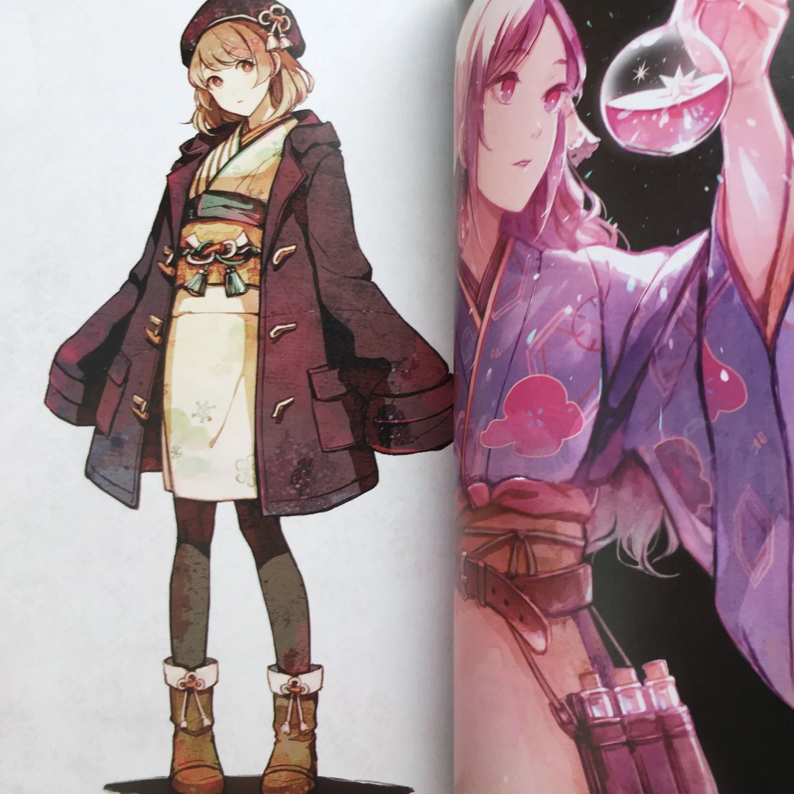 Asian Fantasy Girl Character Design Book - Image 2