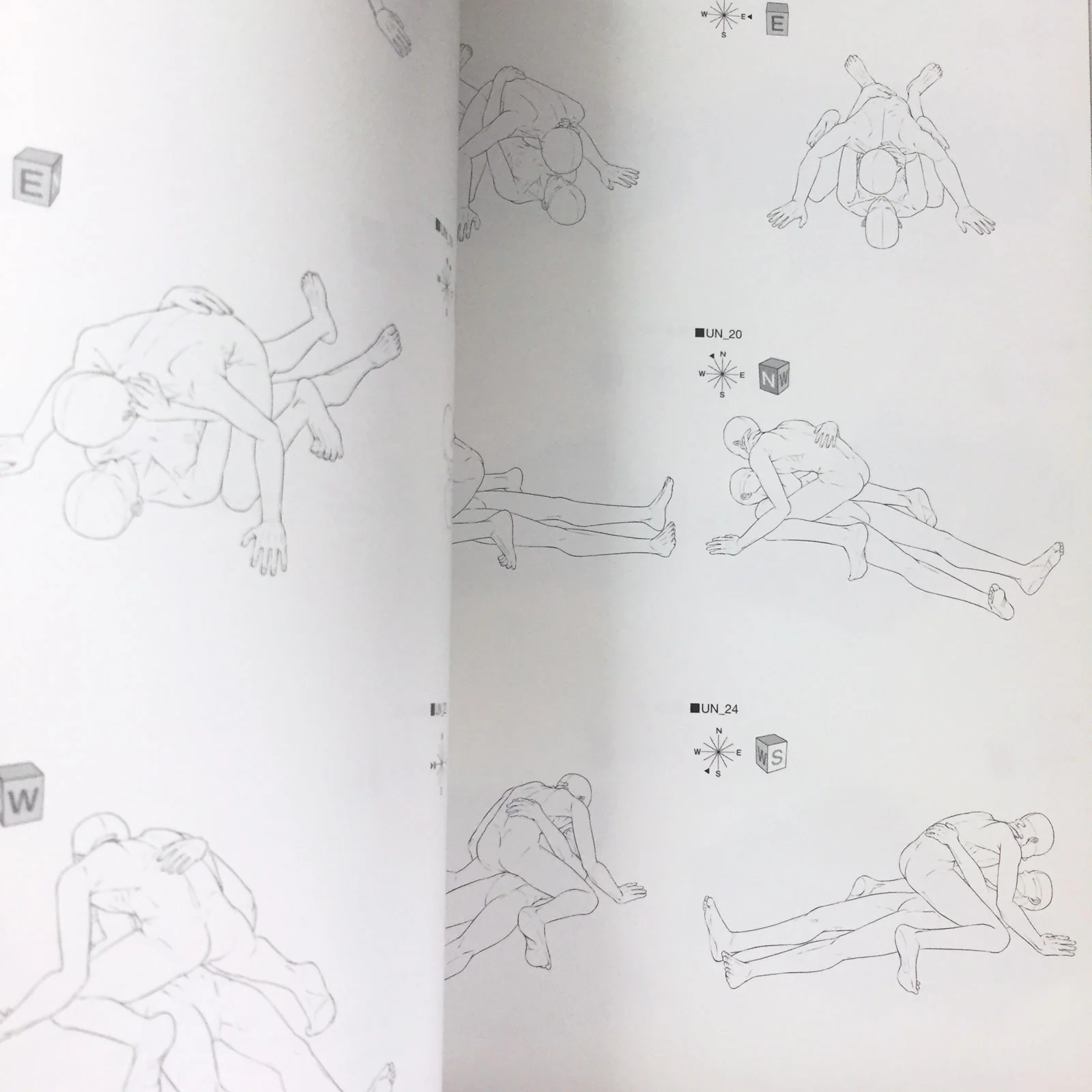 BL Pose Collection Love Scene Drawing Collection 2 w/CD-ROM - Image 3