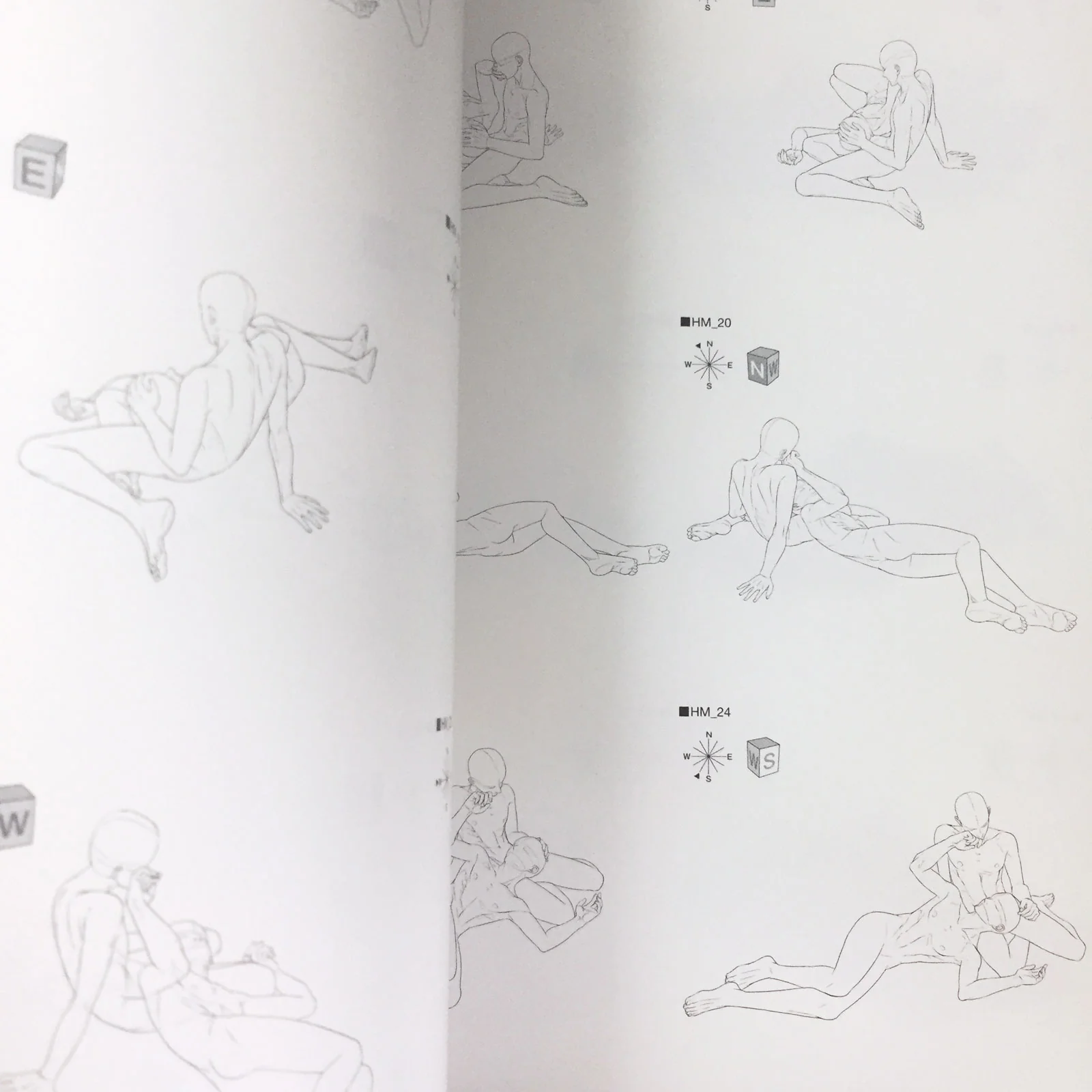 BL Pose Collection Love Scene Drawing Collection 2 w/CD-ROM - Image 6