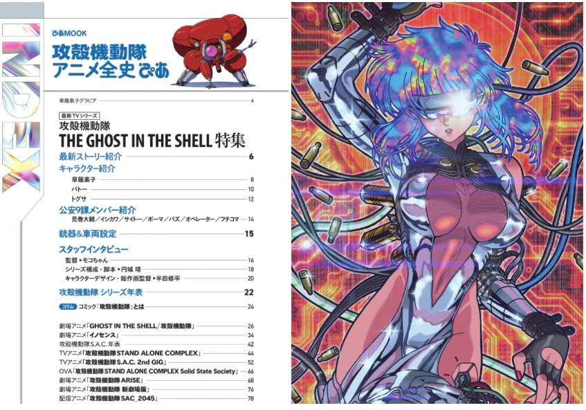 Ghost in the Shell Complete Anime History Pia - Image 2