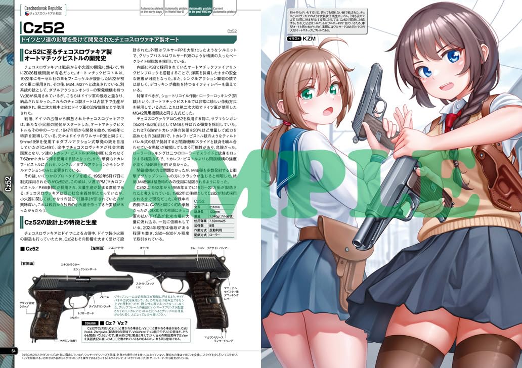 GUN & GIRL Illustrated Automatic Pistols of the World - Image 5