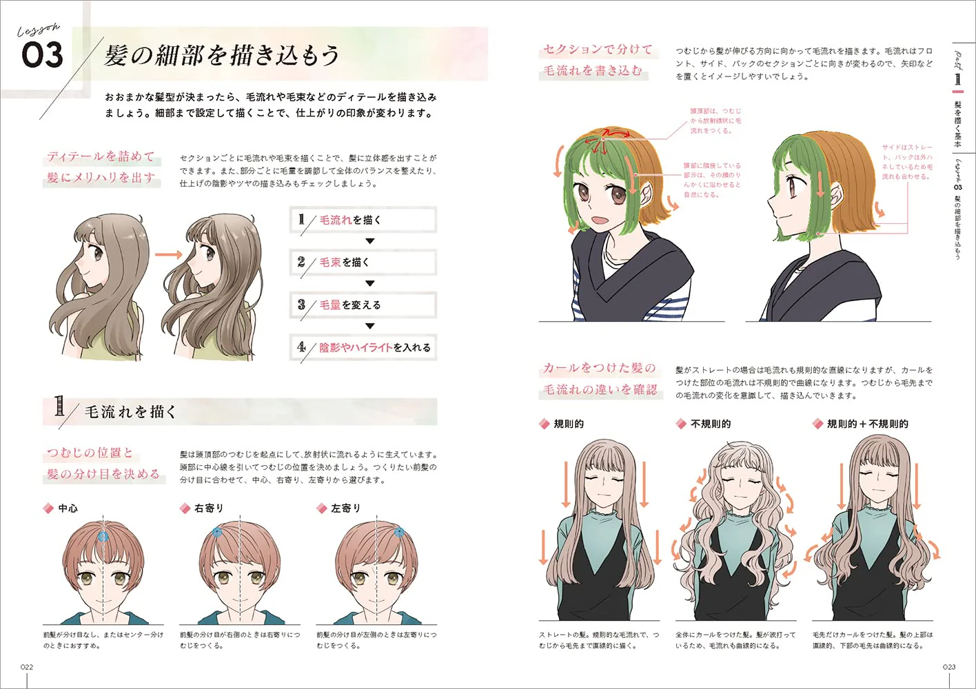 Hair Drawing for Character Design - Image 3