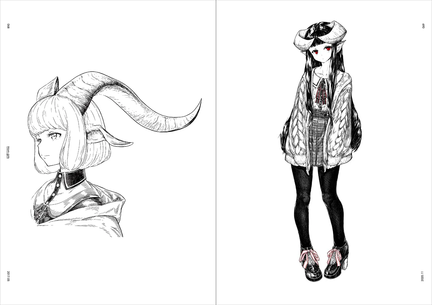 jaco Art Book Black & White Girls Illustration & Technique - Image 5