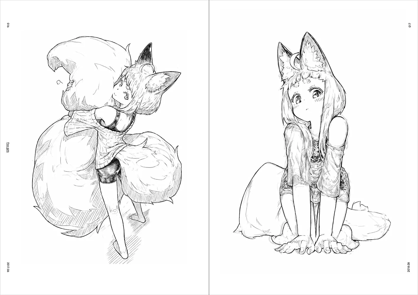 jaco Art Book Black & White Girls Illustration & Technique - Image 7