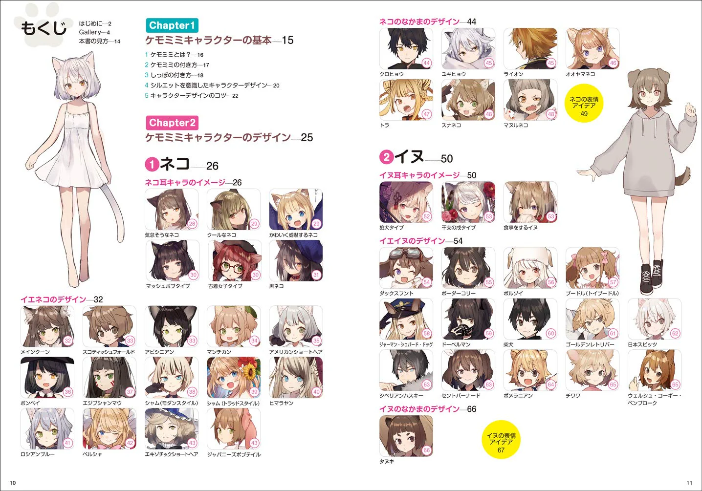 Kemomimi Character Design Book, Idea and Techniques - Image 5