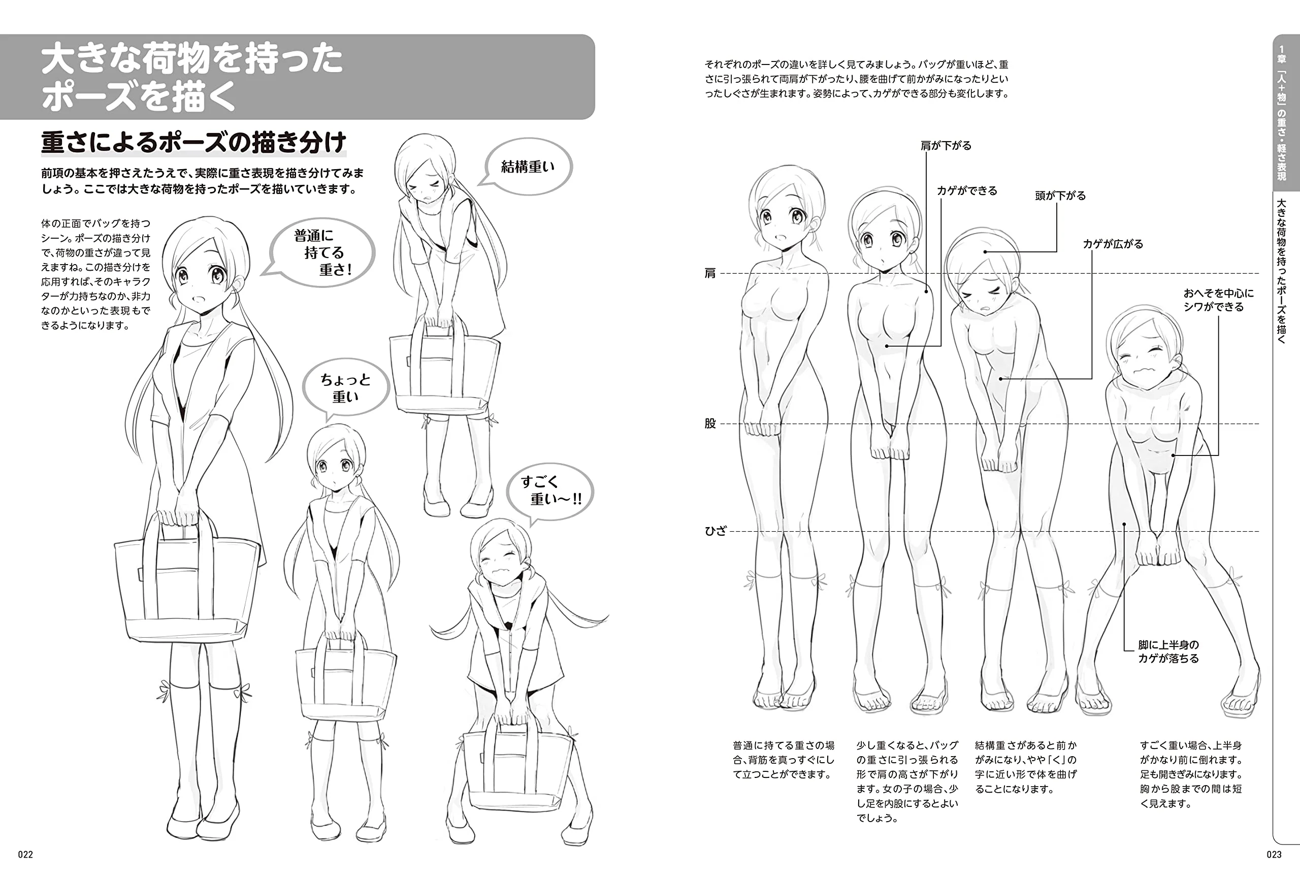 Manga Basic Drawing, Expression of Weight and Lightness - Image 2
