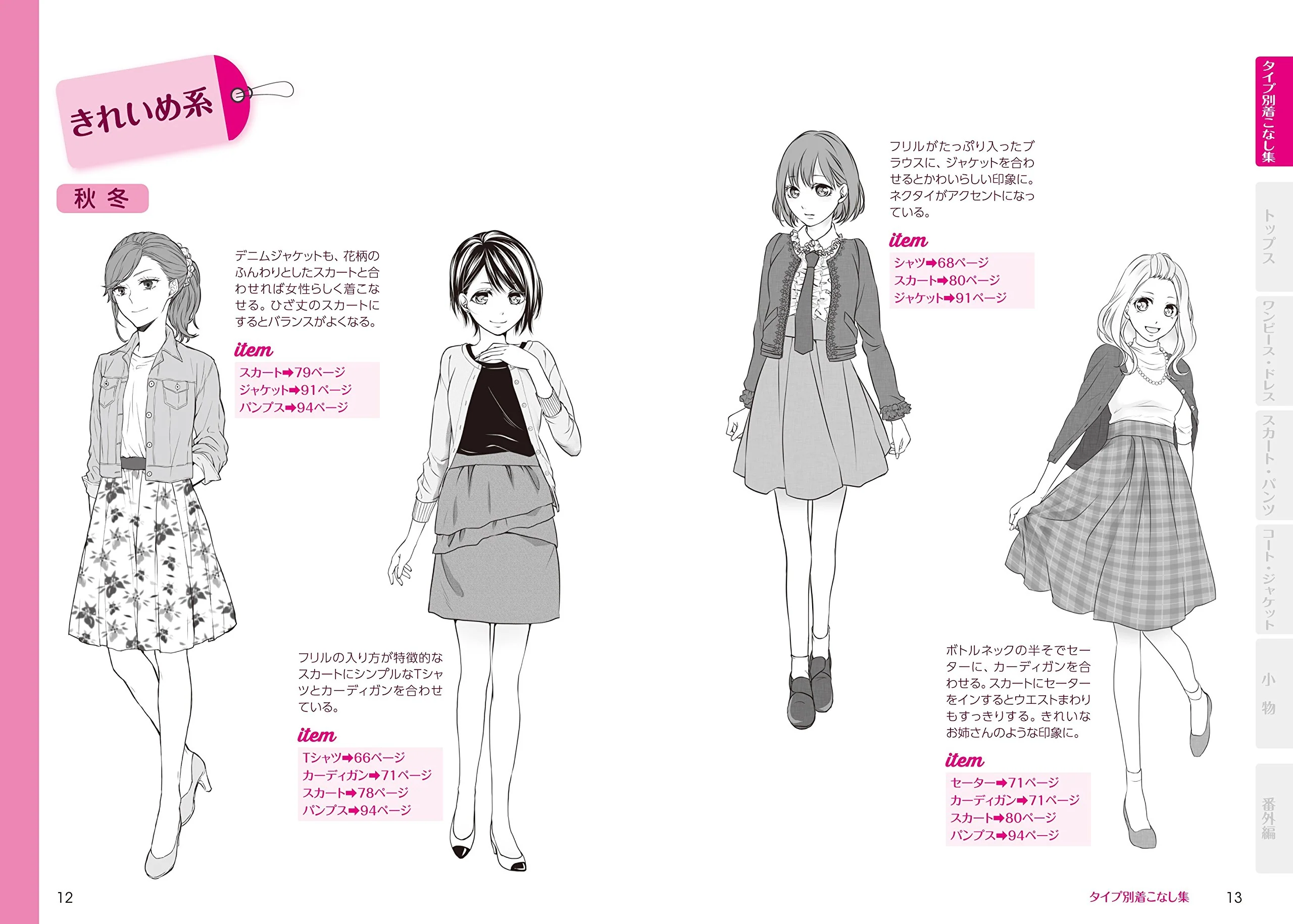Manga Character Clothing Catalog for Girls - Image 6