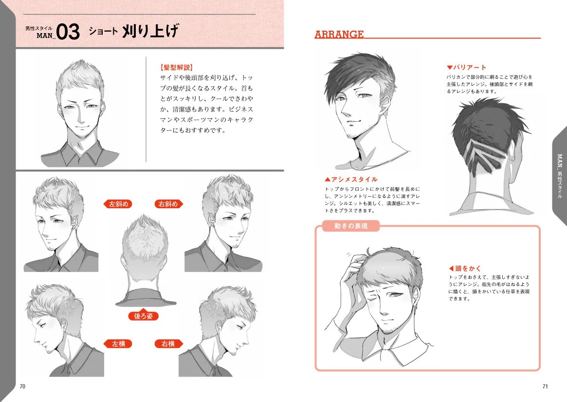 Manga Character Hairstyle Reference Collection - Image 4
