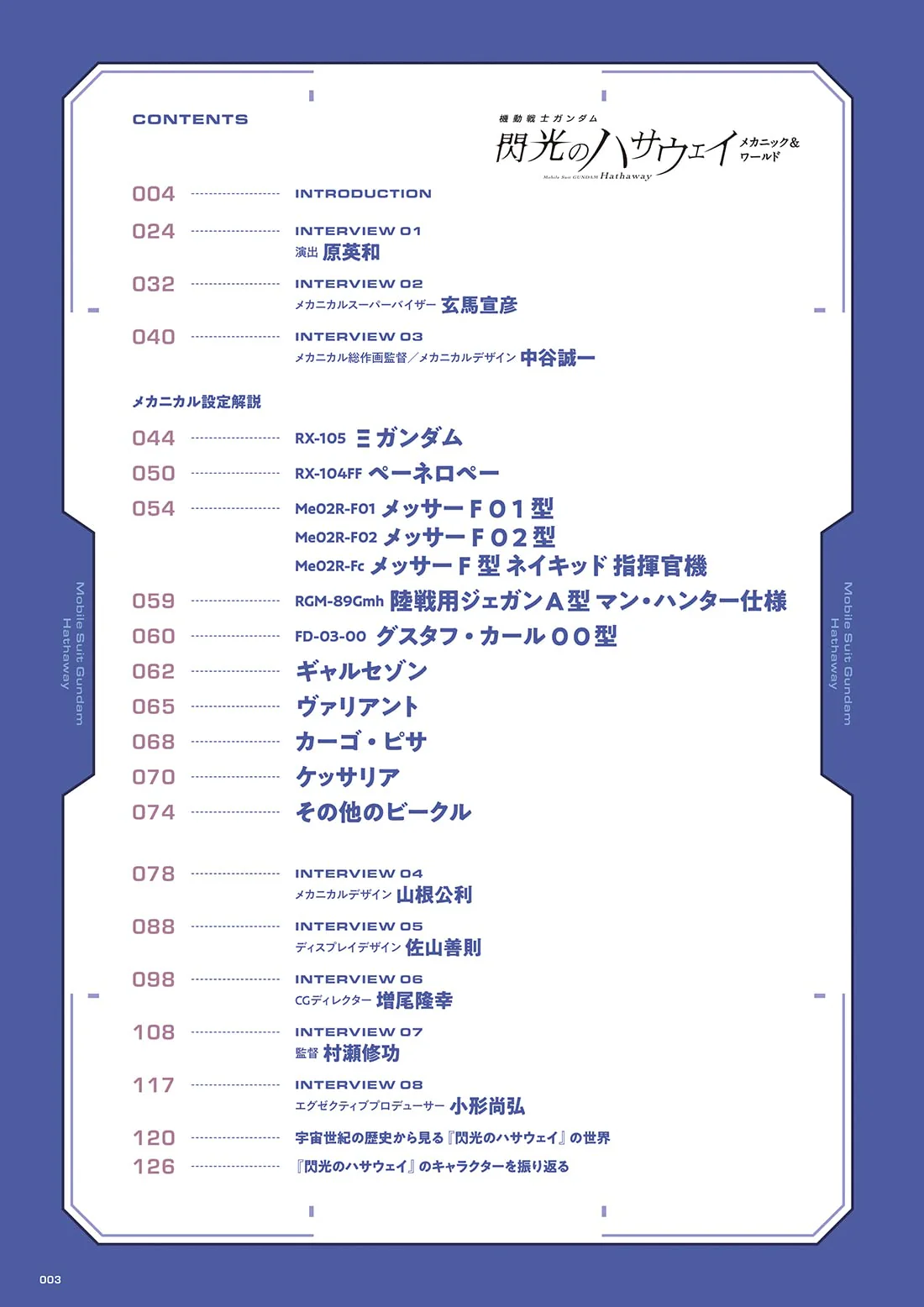 Mobile Suit Gundam Hathaway's Flash Mechanic & World - Image 2
