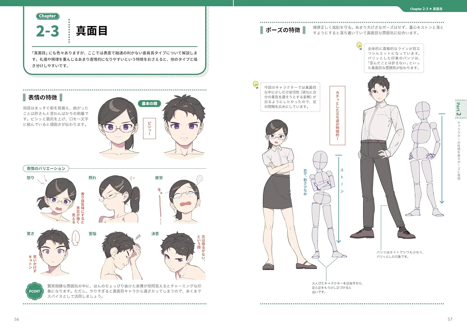 Pose no Kyokasho - Drawing Characters by Personality Type - Image 10