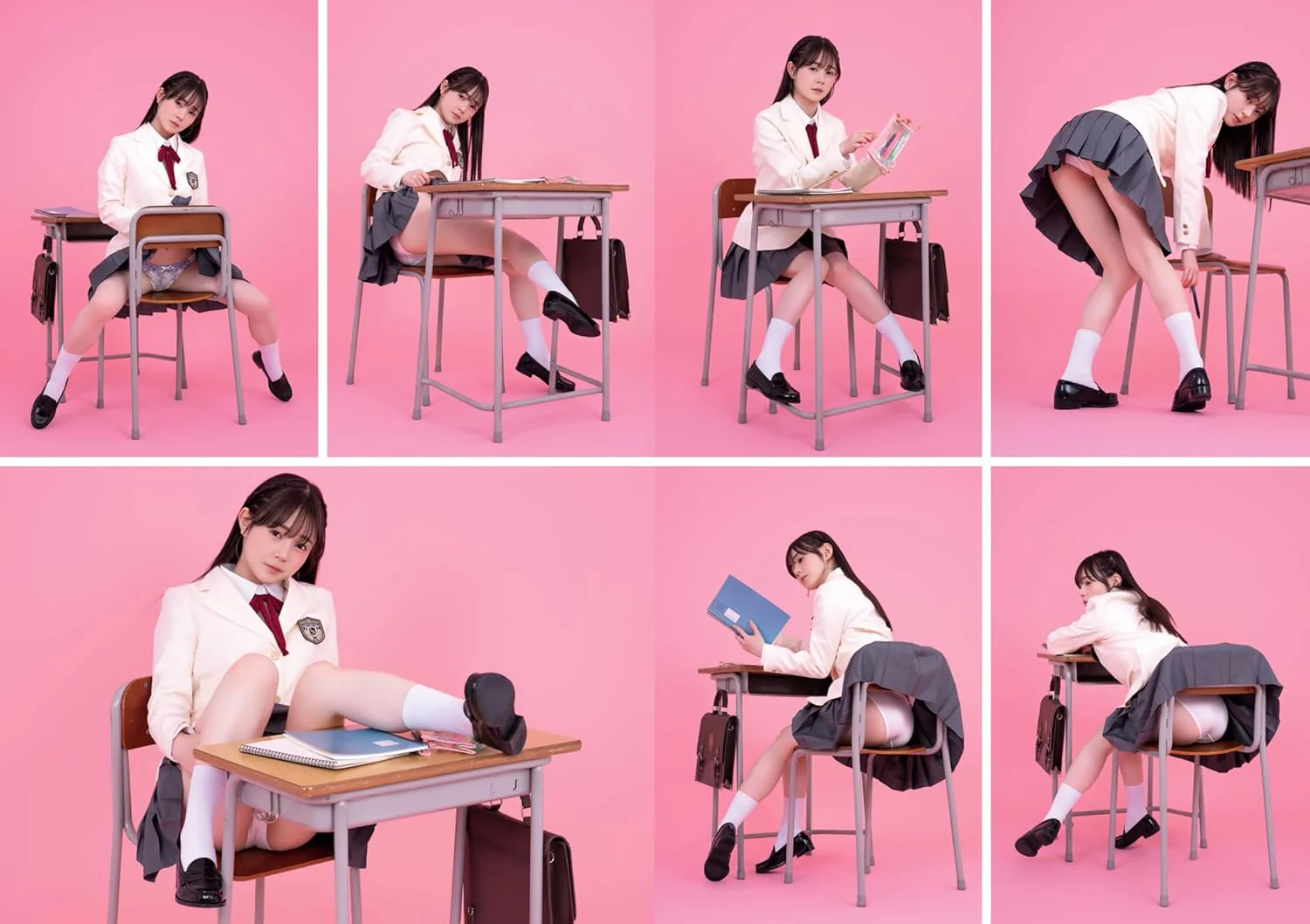 School Uniform Pose Collection - Image 5