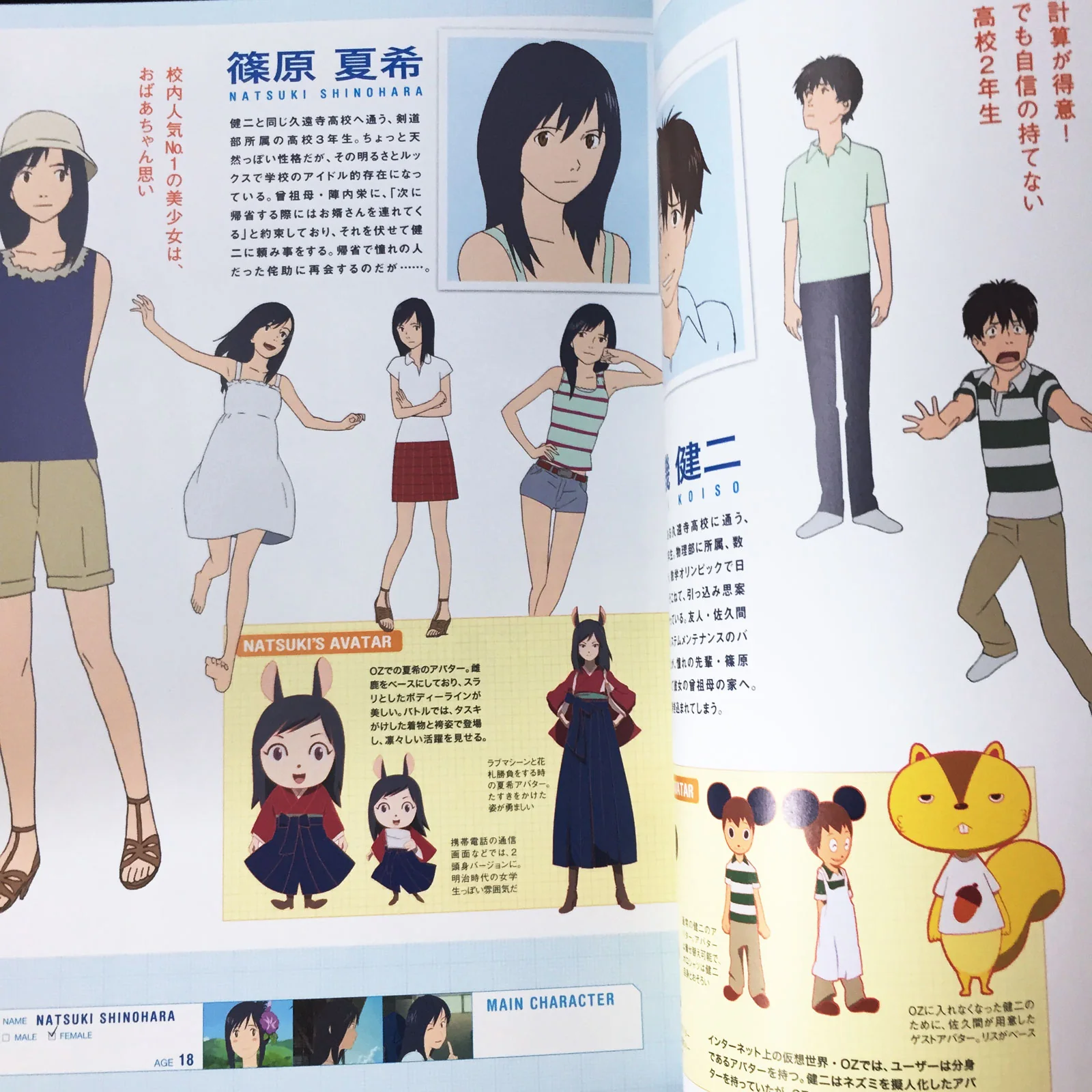 Summer Wars Official Guide Book "Summer Days Memory" - Image 4