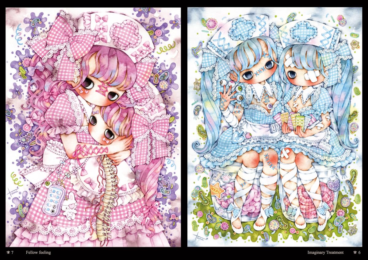 Tama Art Book "Remedy" - Shojo Shugi Watercolor Collection IX - Image 3