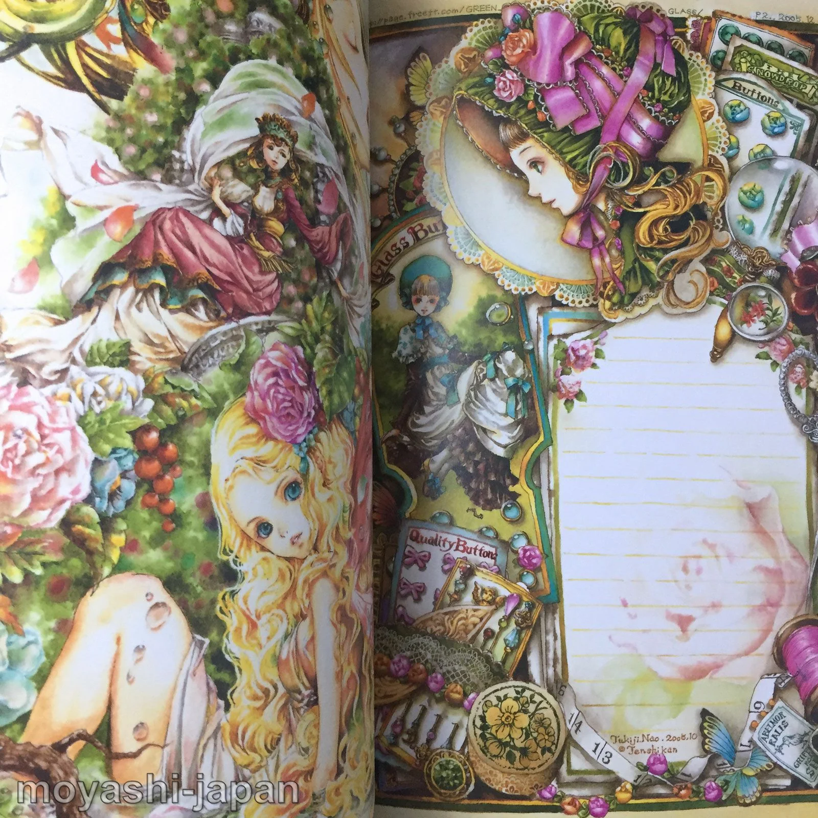 Thukiji Nao Illustration Works 2001-2010 "NOSTALGIA" - Image 10