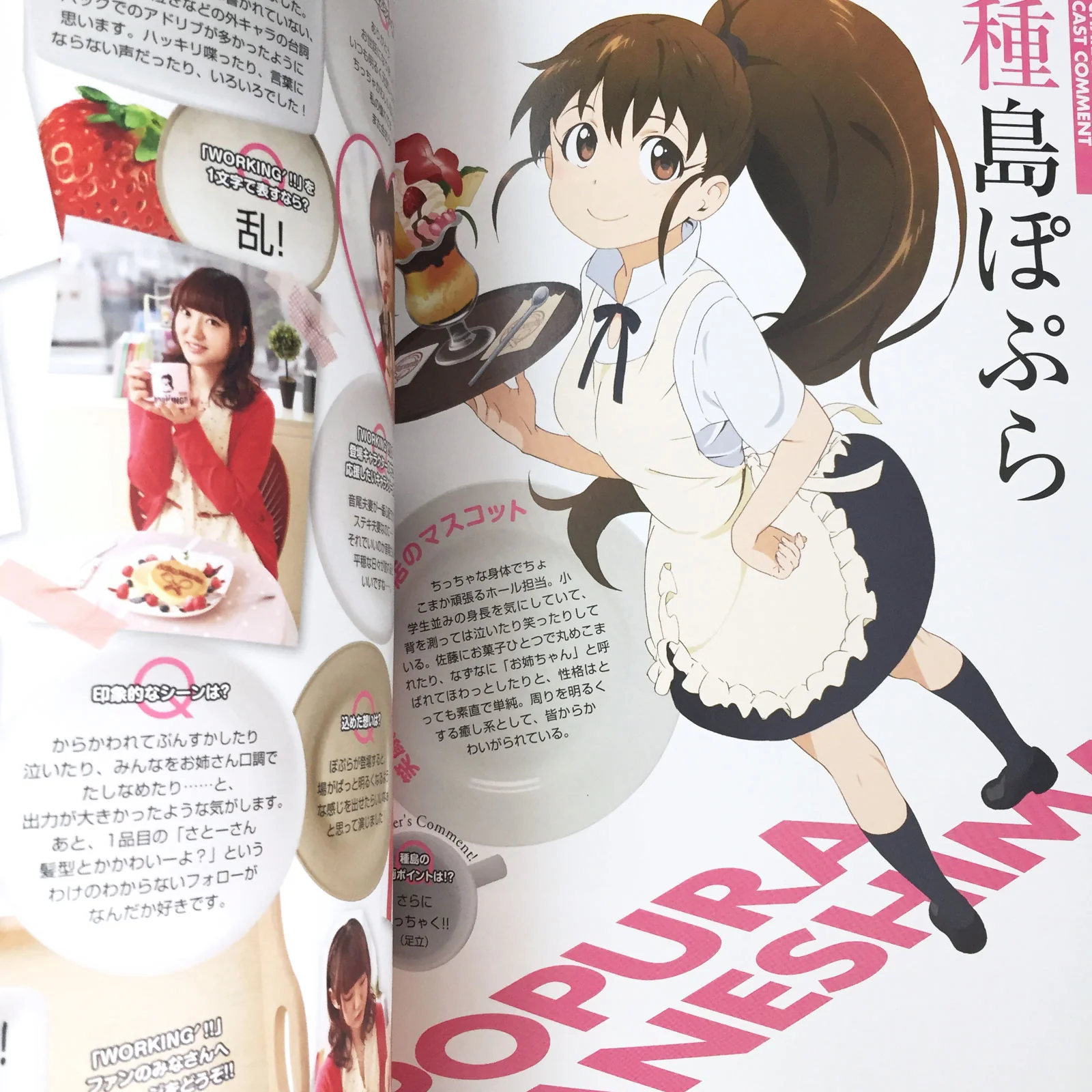 Working!! Official Fan Book SPECIAL MENU - Image 7
