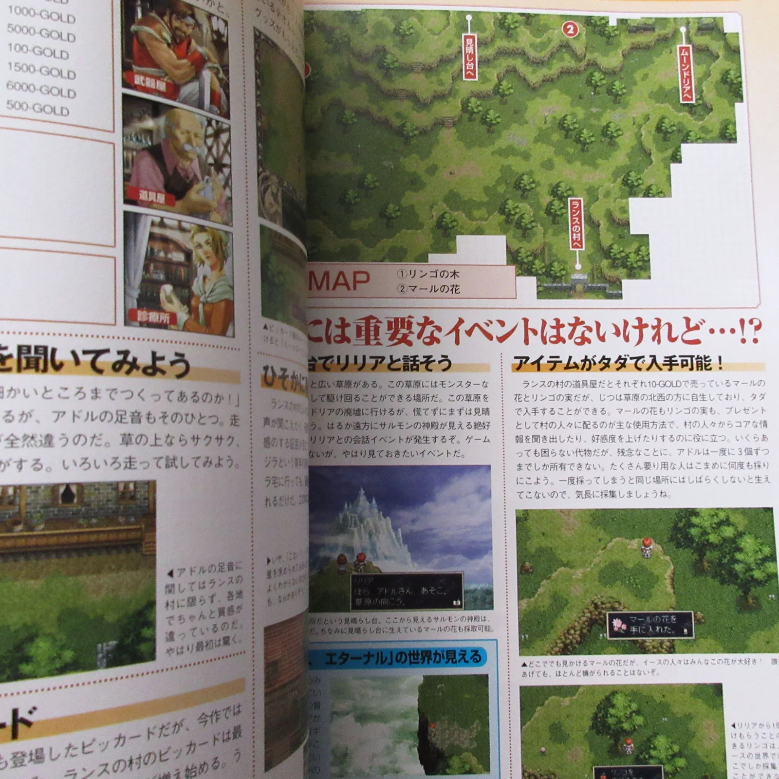 Ys 2 ETERNAL OFFICIAL VISUAL BOOK - Image 8